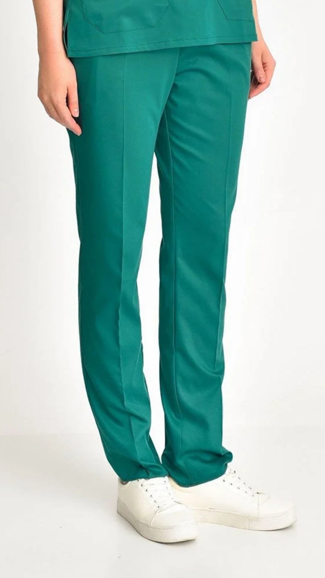 Likralı Koyu Yeşil Cerrahi Forma Alt