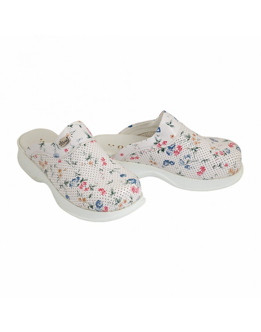 Floral Patterned Sabo Slipper
