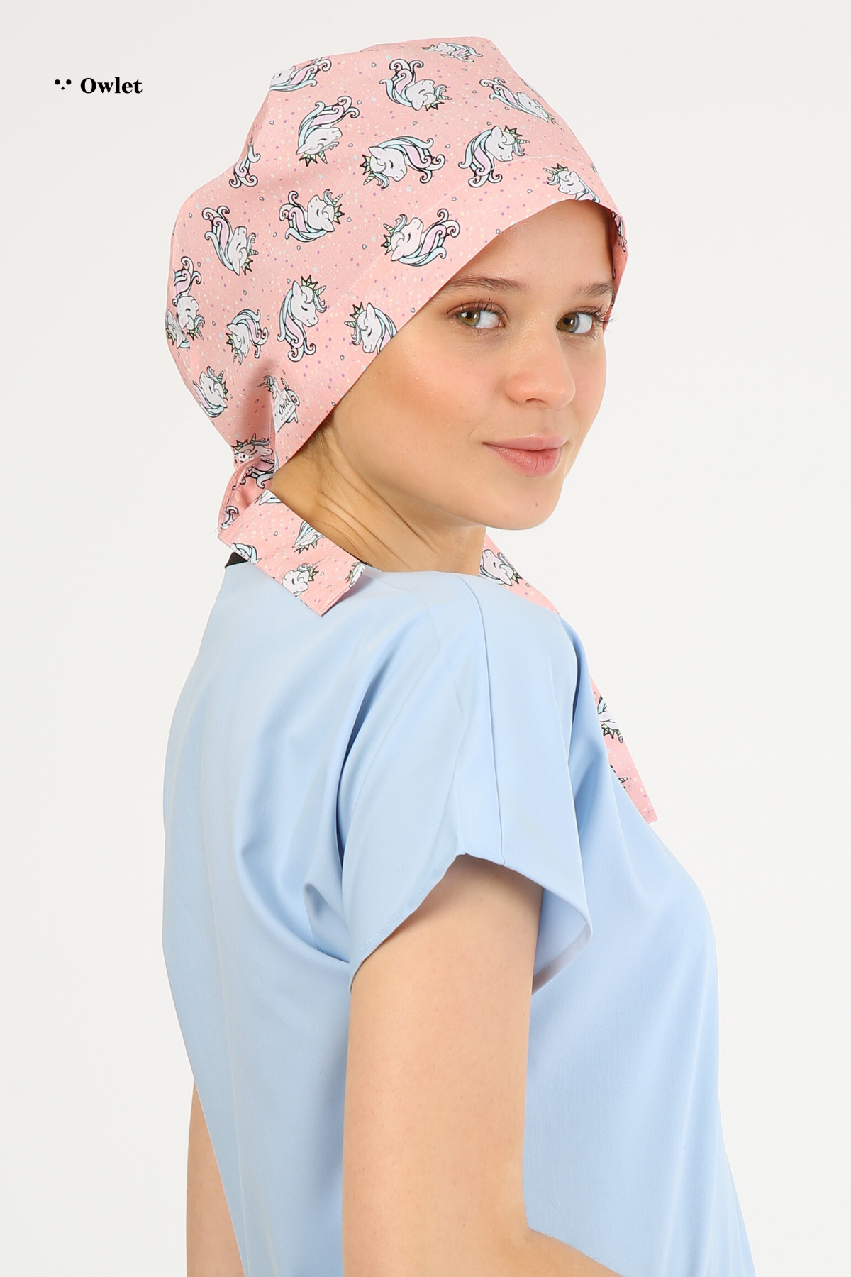 Unicorn Desenli Tesettür Bone