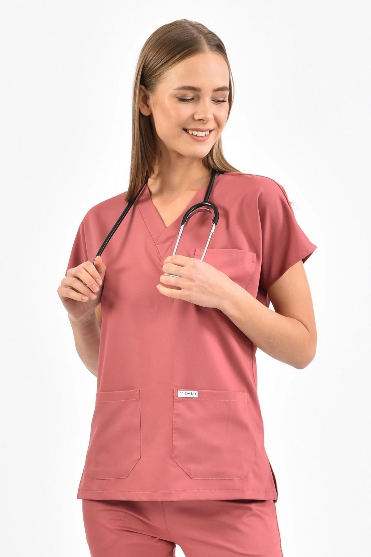 Mercan Likralı Forma Üst