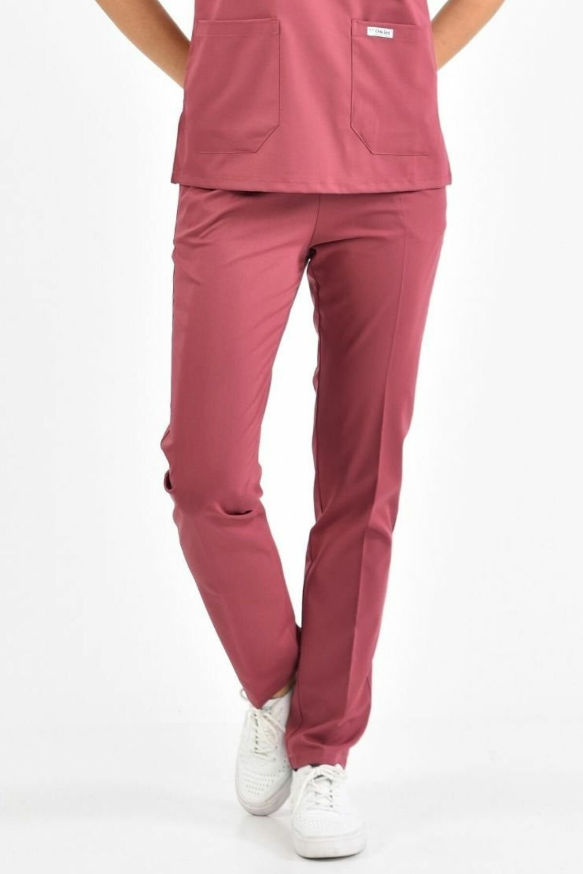 Koyu Pembe Likralı Pantolon