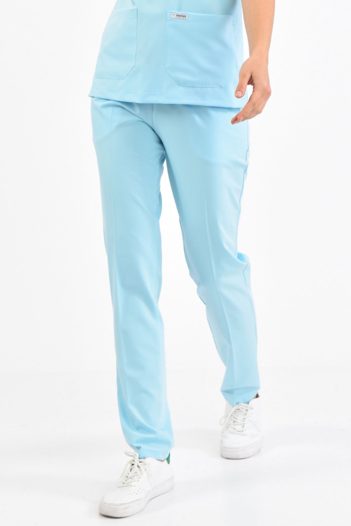 Buz Mavisi Likralı Pantolon