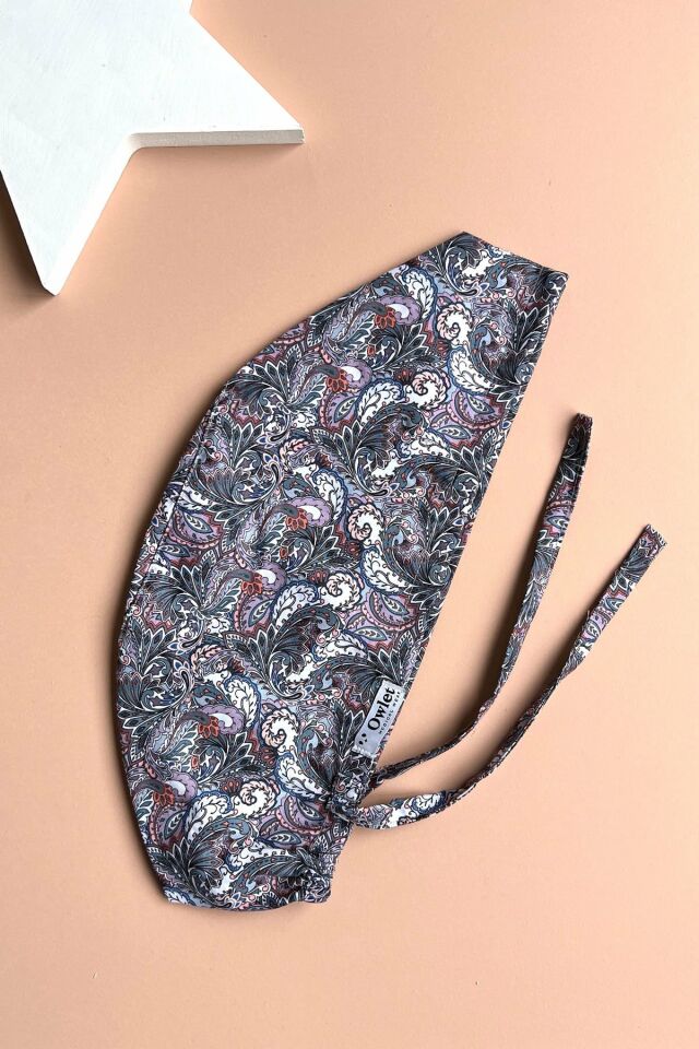 Gri Şal Desenli Cerrahi Bone