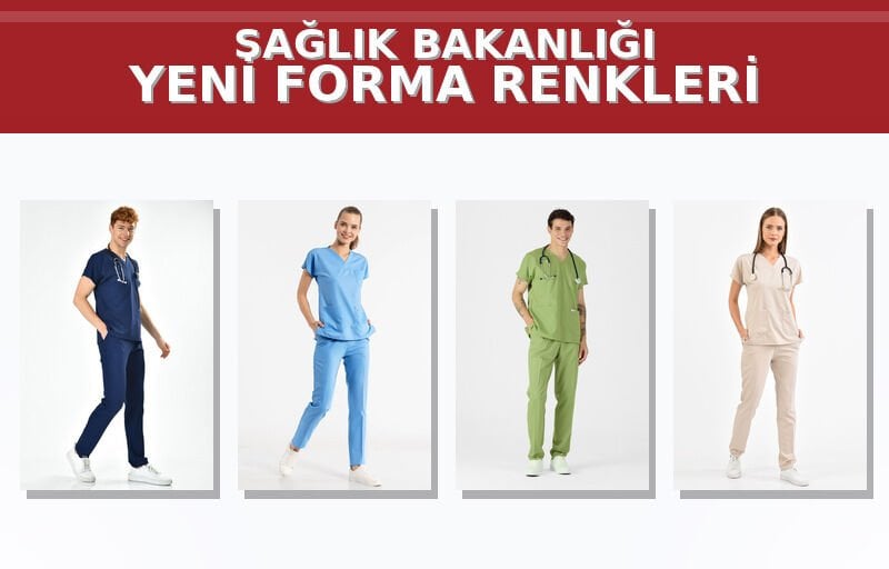 Sağlık bakanlığı Yeni Forma Renkleri