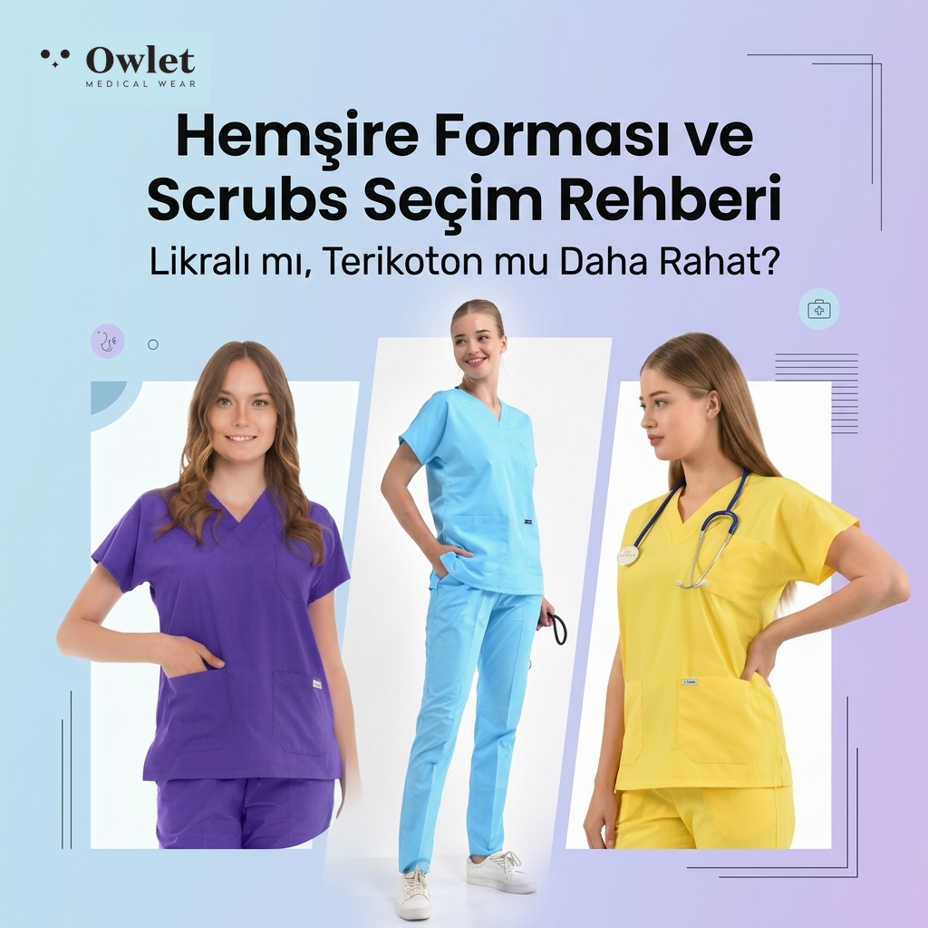 Hemşire Forması ve Scrubs Seçim Rehberi: Likralı mı, Terikoton mu Daha Rahat?