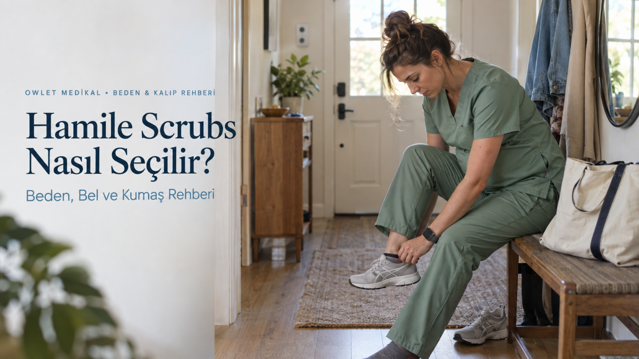 Hamile Scrubs Nasıl Seçilir? Sağlık Çalışanları İçin Beden, Bel ve Kumaş Rehberi
