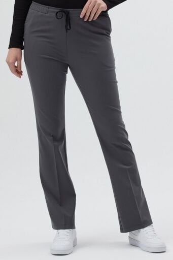 Likralı Çan Paça Pantolon