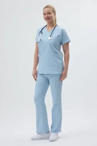 V Yaka Tunik Boy scrubs