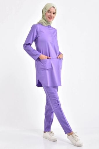 Likralı Tesettür Scrubs