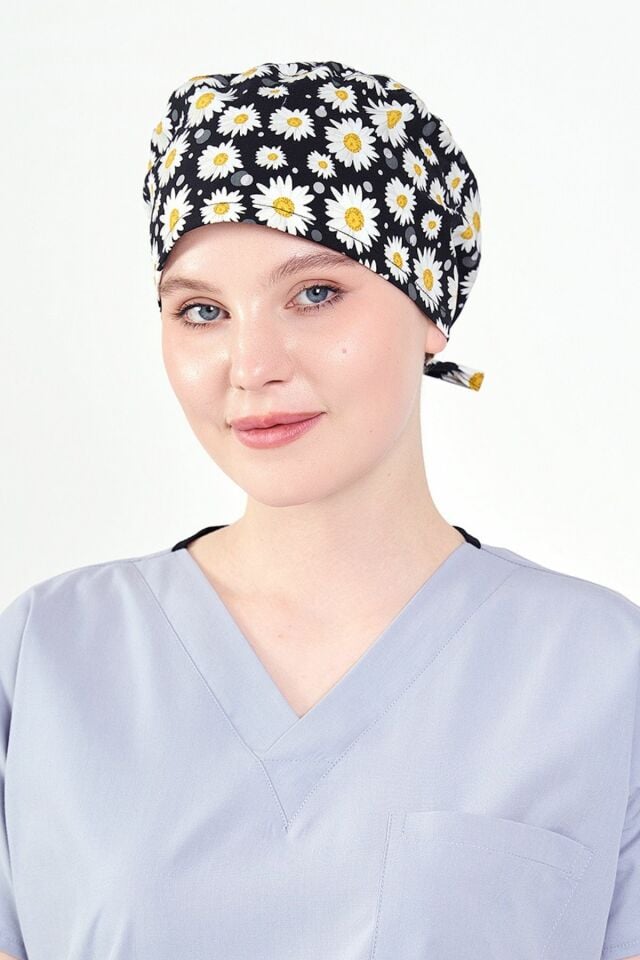 Papatya Desenli Cerrahi Bone