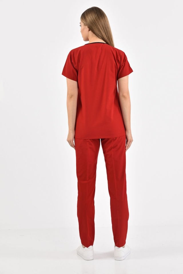 Kırmızı Cerrahi Forma Takım