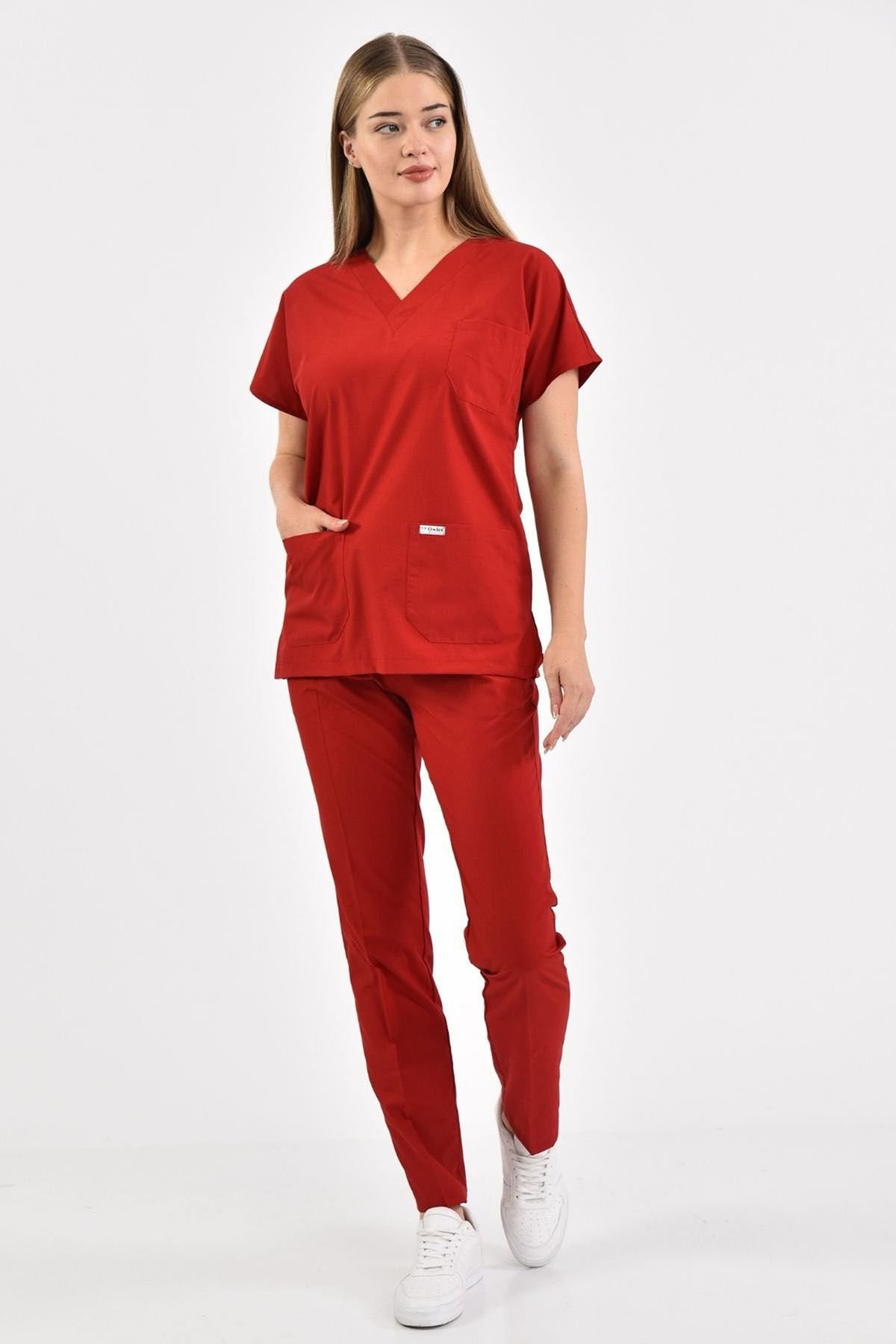 Kırmızı Cerrahi Forma Takım