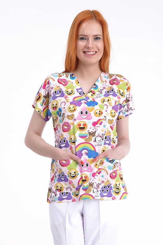 Emoji Lila Forma Üst