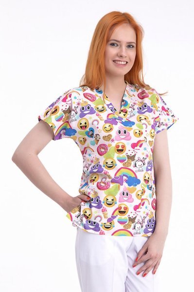 Emoji Lila Forma Üst