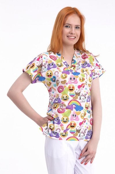 Emoji Lila Forma Üst
