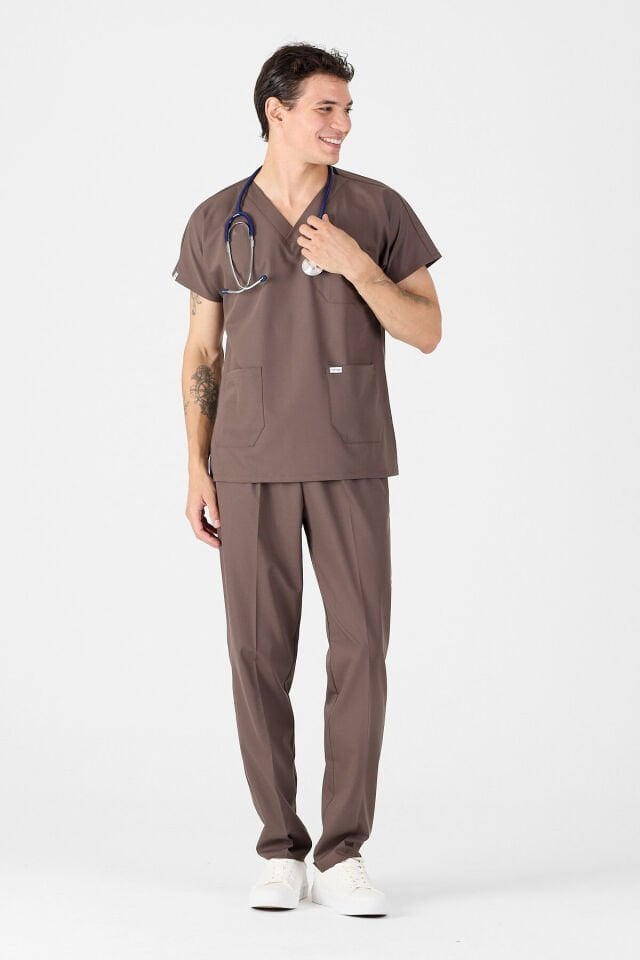 Lycra Chocolate Coffee Scrubs Forma