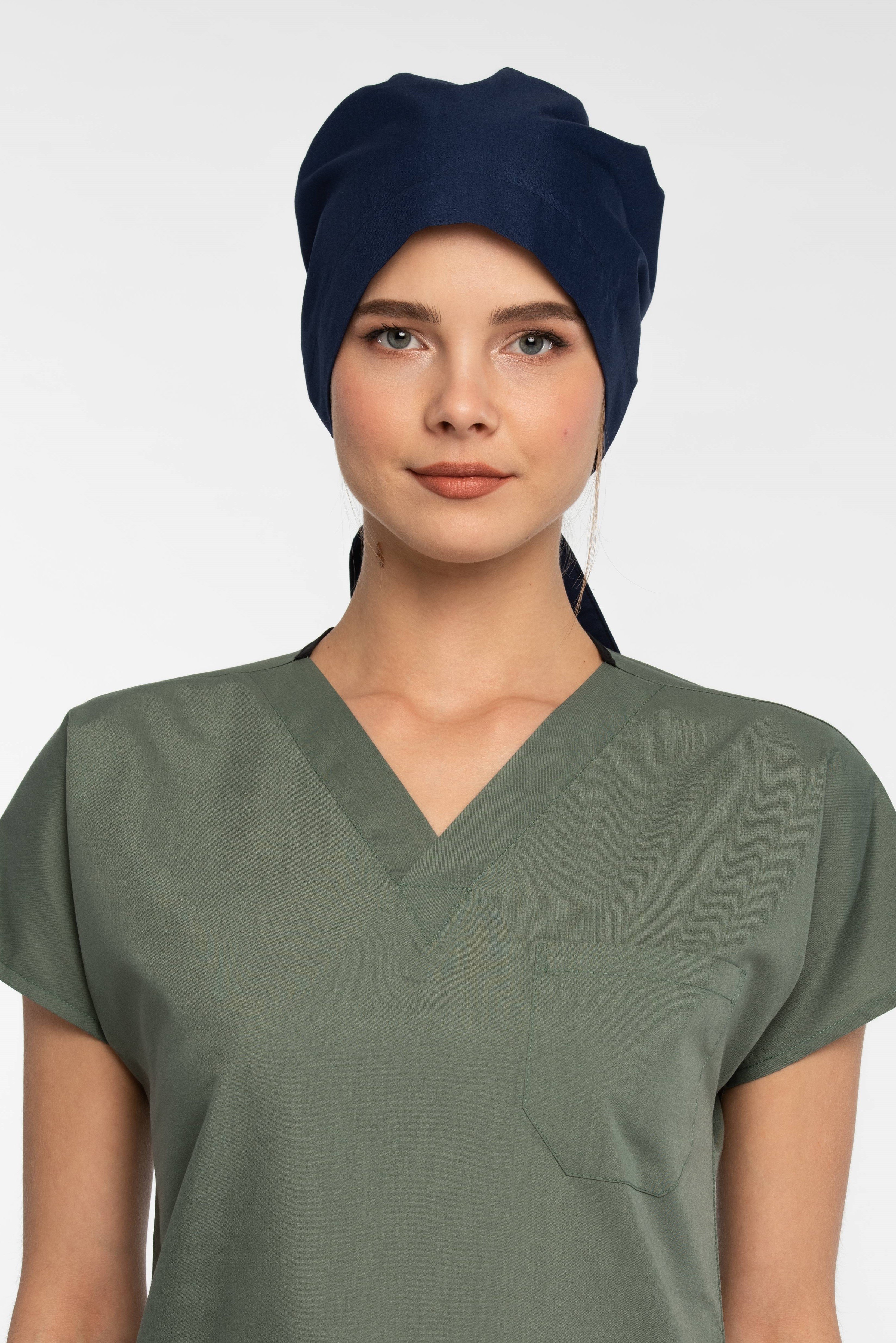 Lacivert Cerrahi Tesettür Bone