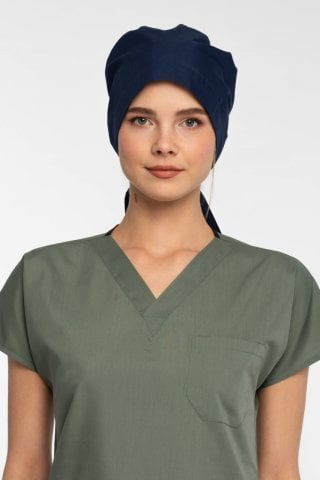Lacivert Cerrahi Tesettür Bone