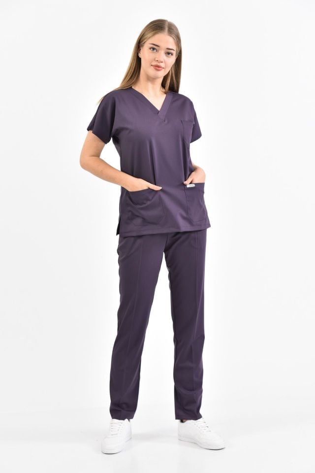 Mürdüm Eriği Likralı Cerrahi Takım