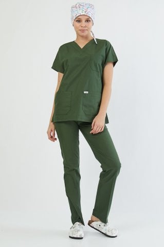 Khaki Green Surgical Team Jerseys