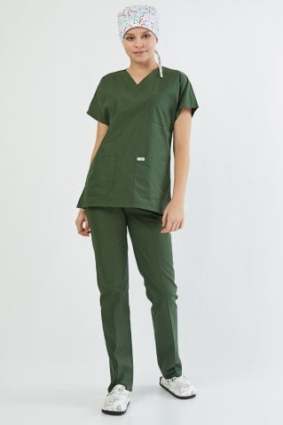Khaki Green Surgical Team Jerseys