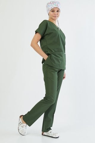 Khaki Green Surgical Team Jerseys