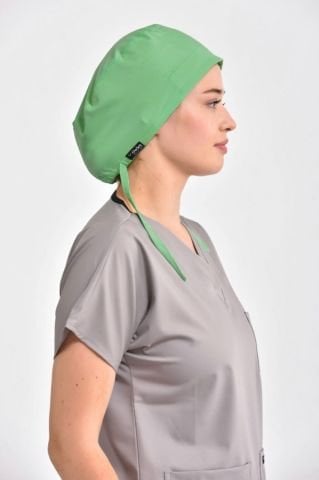 Nane Yeşili Likralı Cerrahi Bone