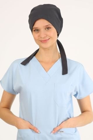 Gri Cerrahi Tesettür Bone