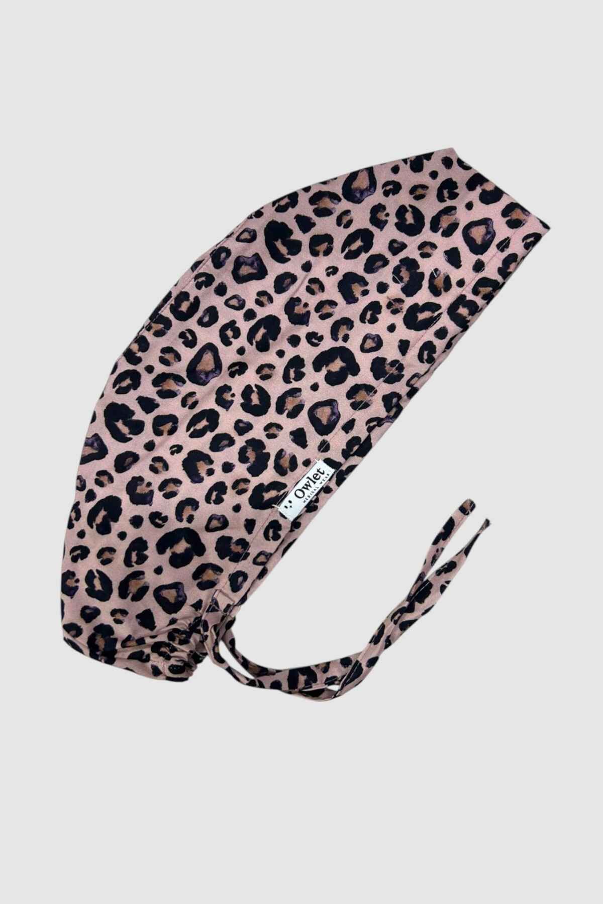 Leopar Desenli Pudra Cerrahi Bone