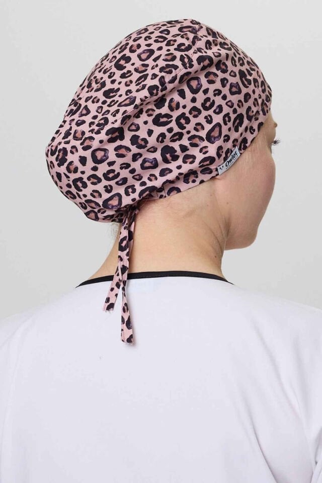 Leopar Desenli Pudra Cerrahi Bone