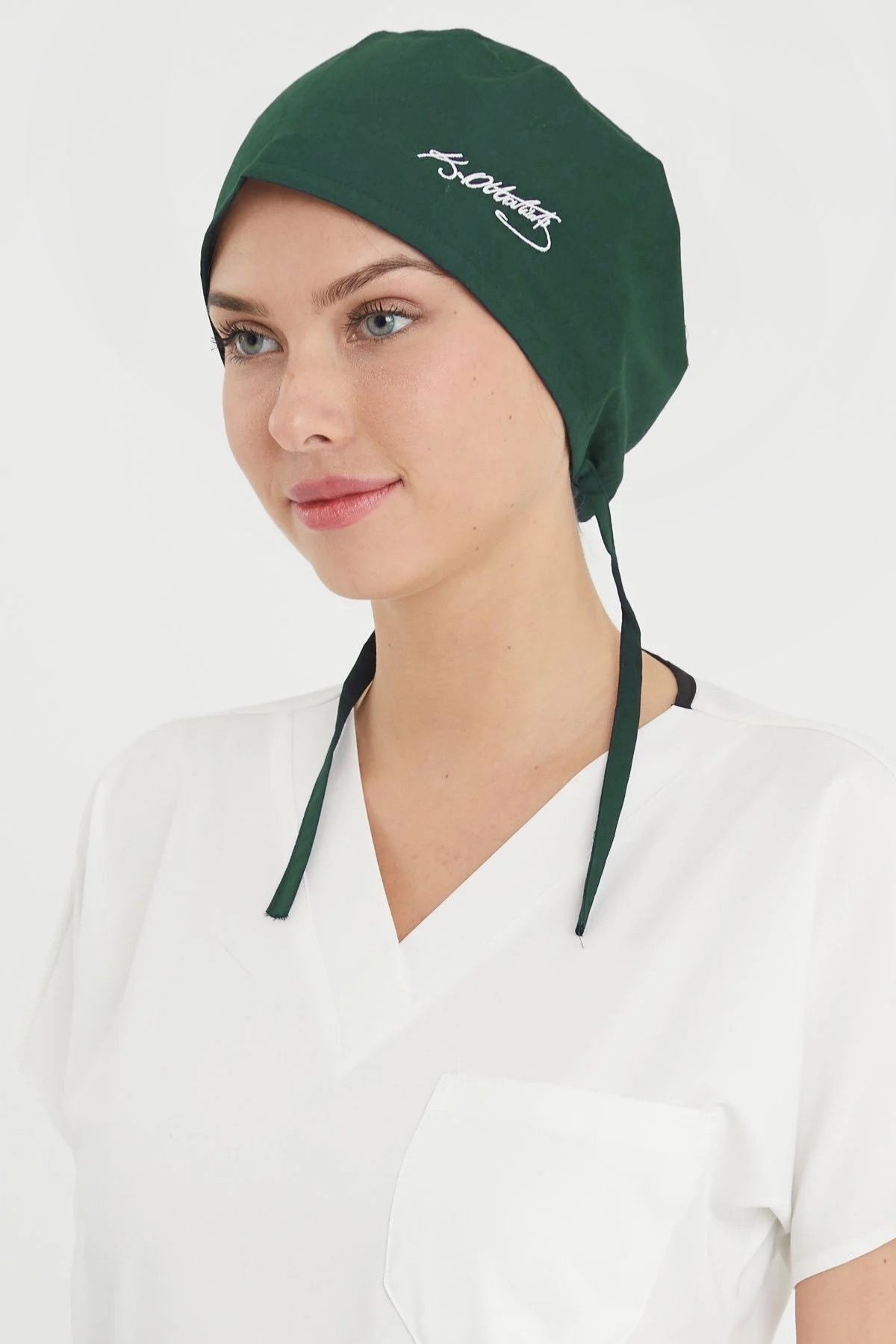 Kemal Atatürk İmzalı Zümrüt Yeşili Bone