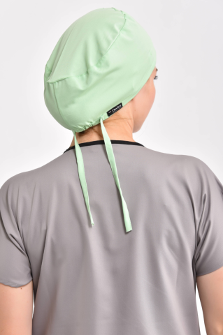 Likralı Açık Yeşil Cerrahi Bone