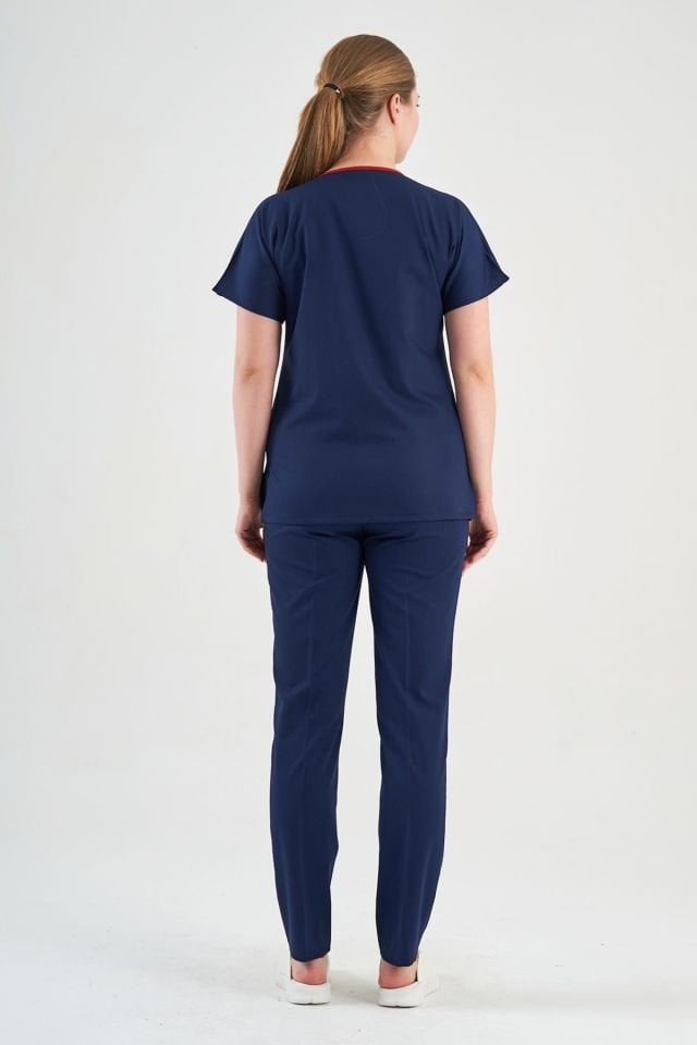 Lacivert Likra Cerrahi Takım Forma