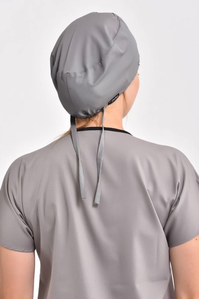 Duman Grisi Likralı Cerrahi Bone