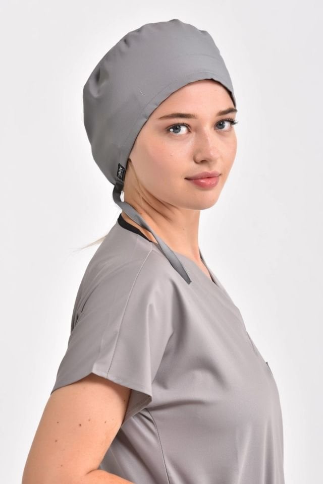 Duman Grisi Likralı Cerrahi Bone