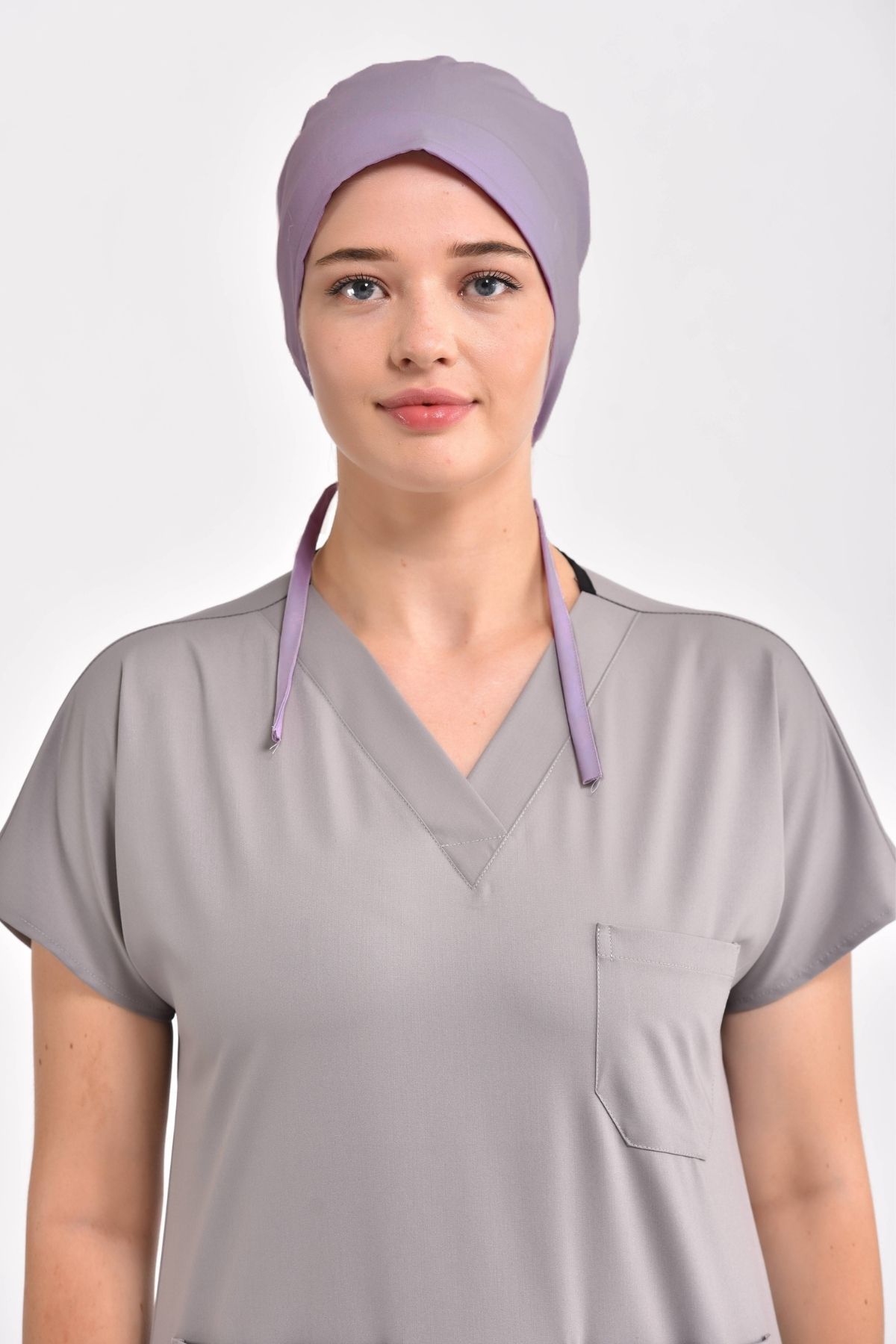 Soft Lila Likralı Cerrahi Bone