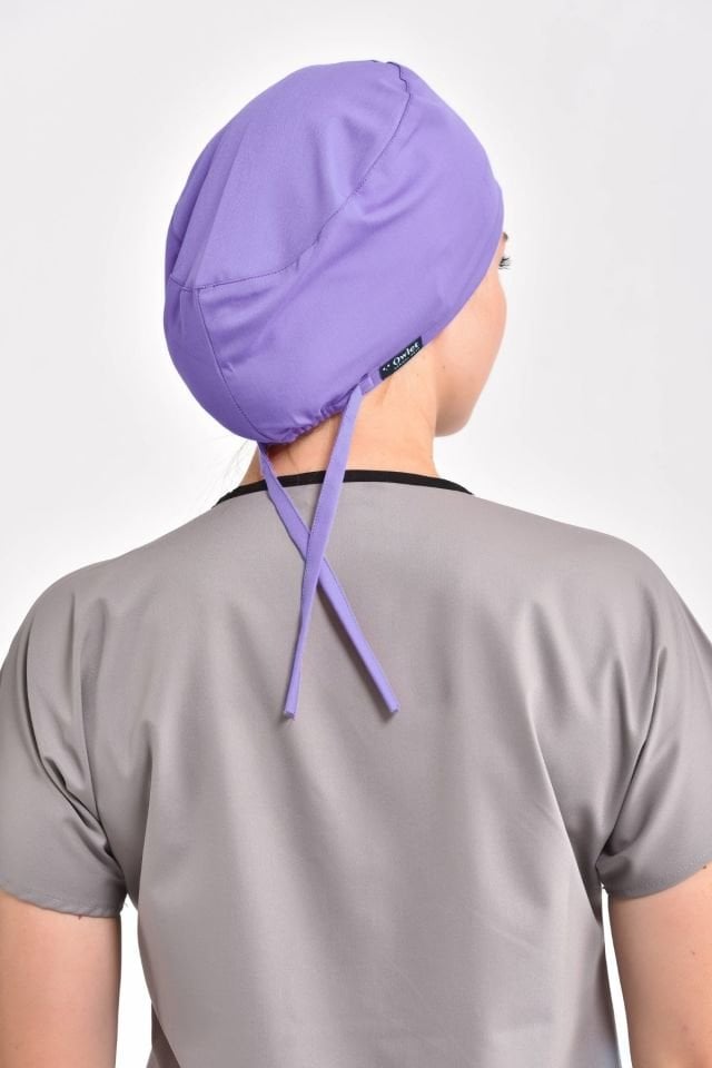 Lilac Lycra Surgical Cap