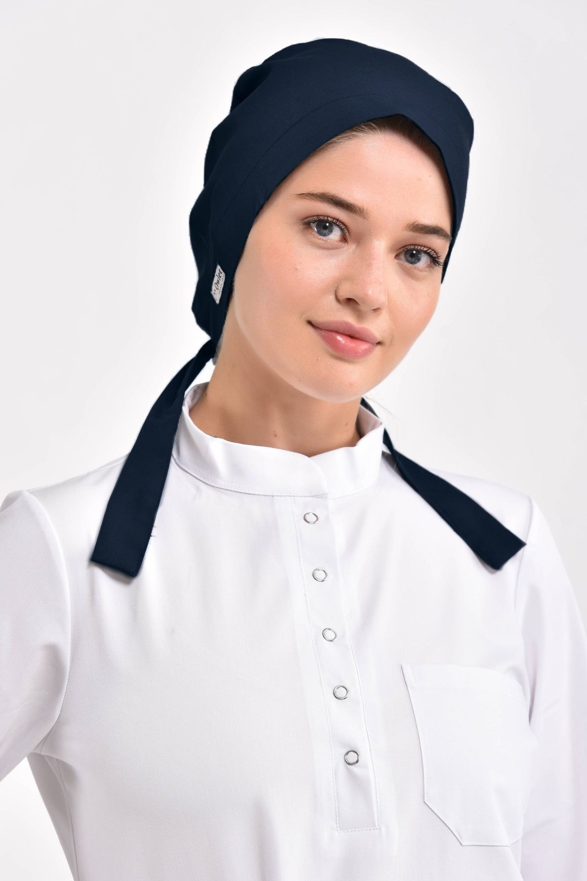 Dark Navy Lycra Surgical Hijab Bonnet