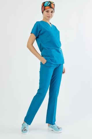 Petrol Mavisi Cerrahi Üniforma Takım