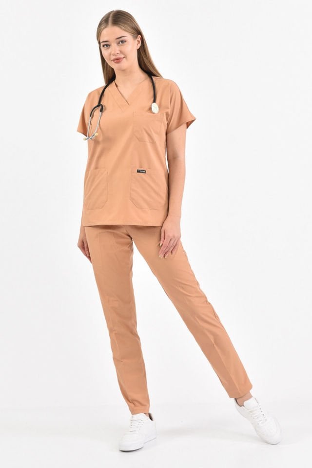 Açık Kahve Cerrahi Forma Takım