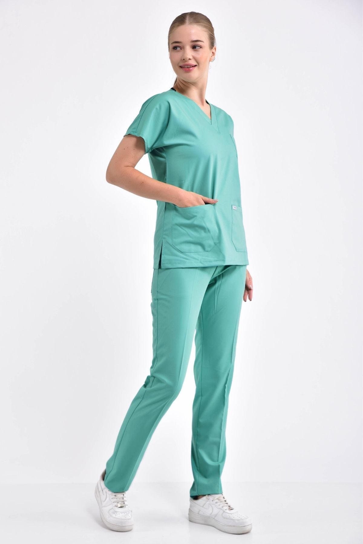 Cyan Lycra Surgical Set