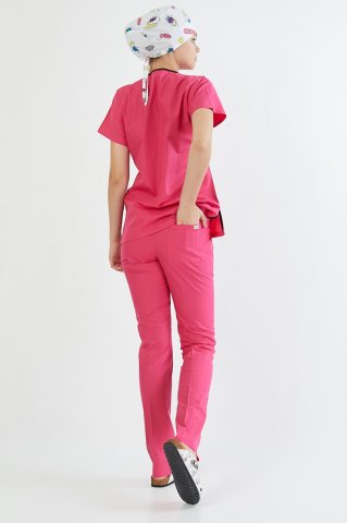 Pembe Cerrahi Üniforma Takım