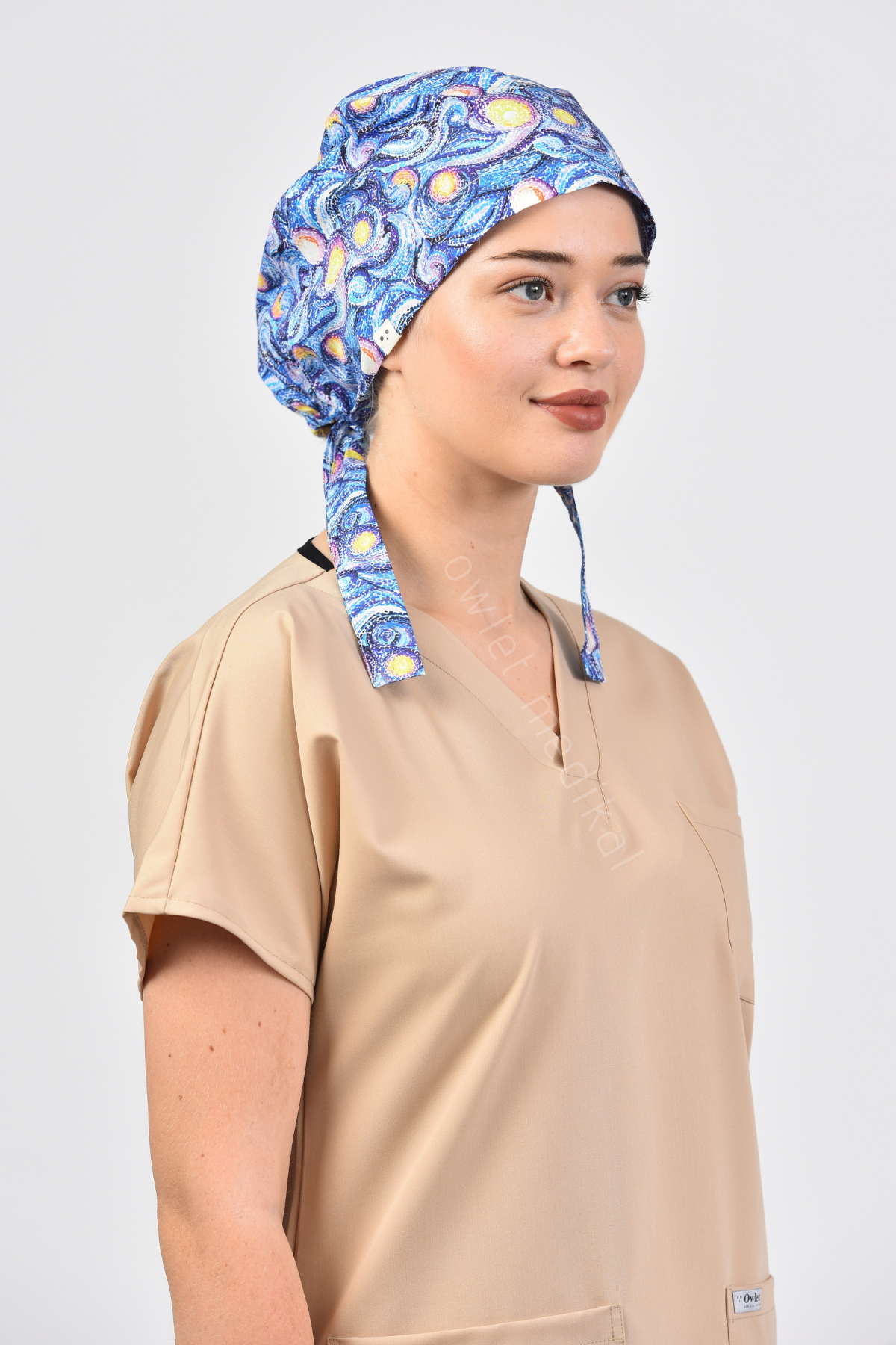 Yıldızlı Gece Cerrahi Tesettür Bone