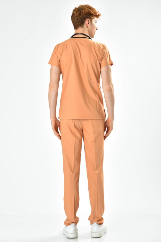 Likralı Camel Cerrahi Forma Takım