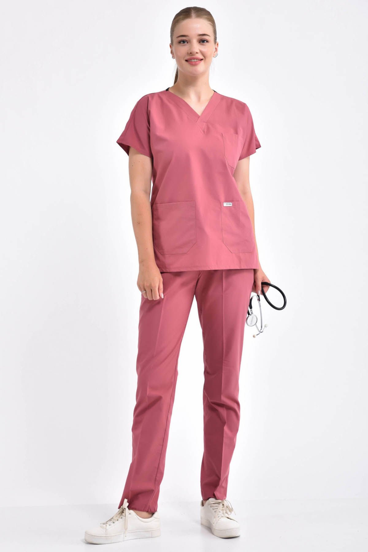 Dark Powder Surgical Uniform Set