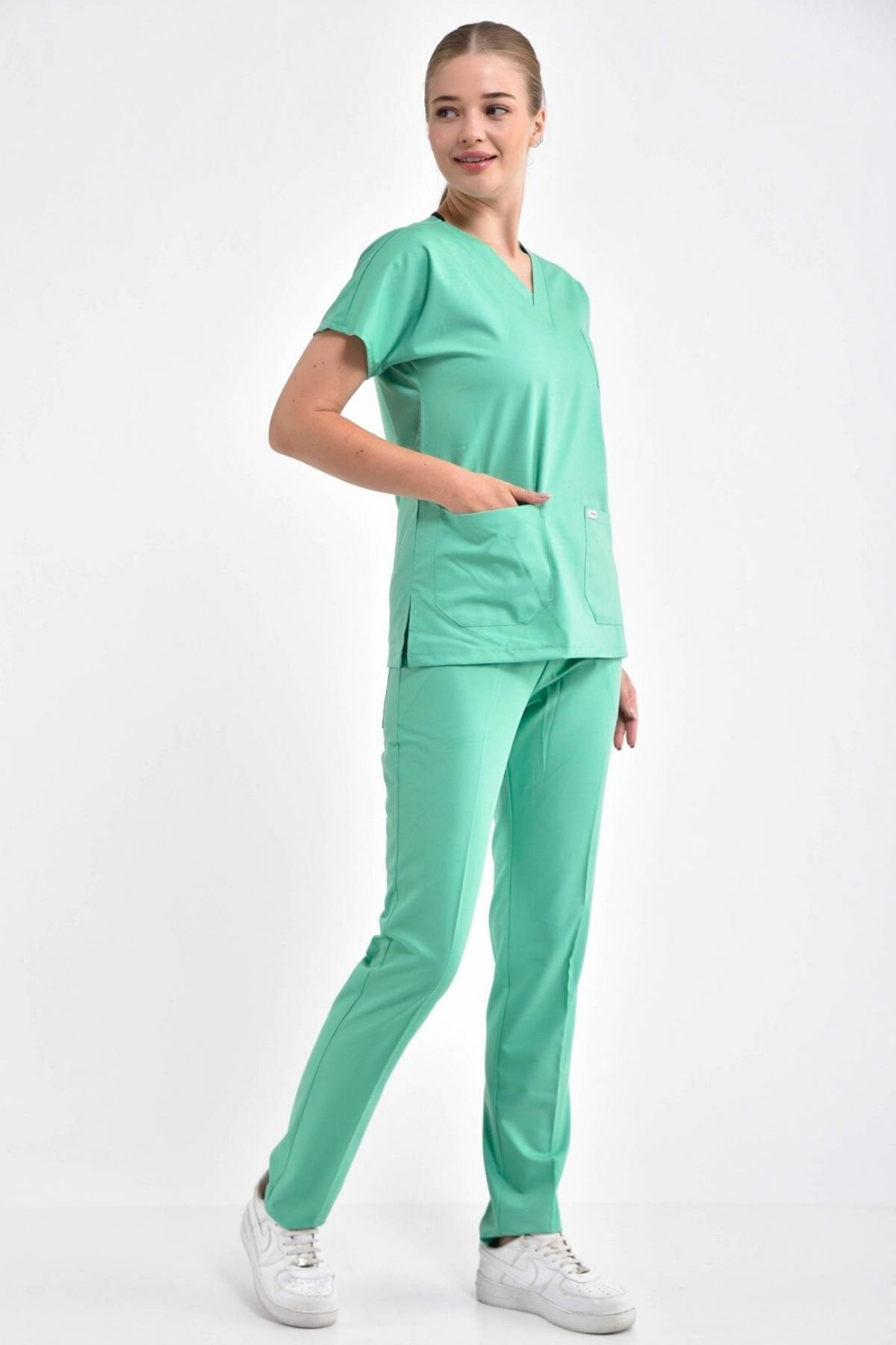 Bermuda Likralı Scrubs Forma