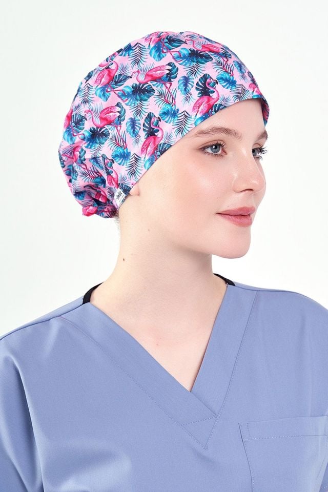 Flamingo Desenli Cerrahi Bone