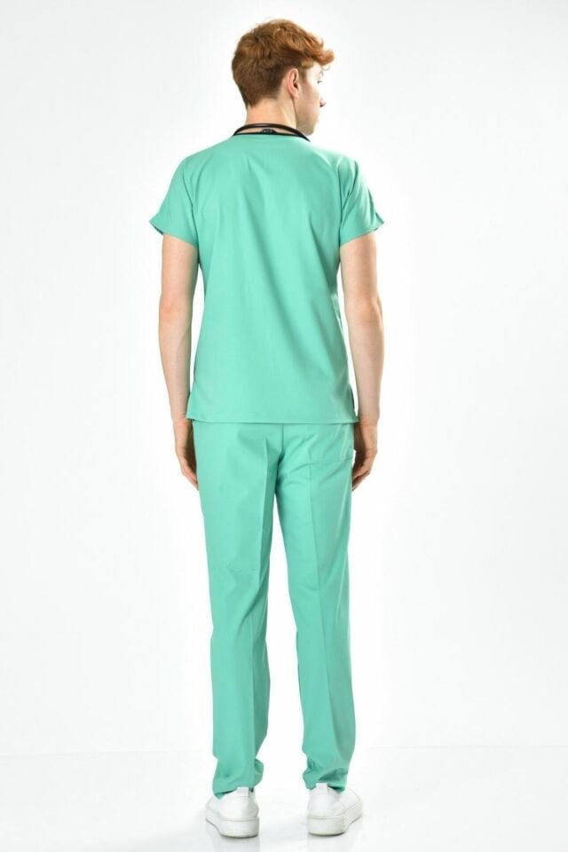 Likralı Bermuda Scrubs Forma