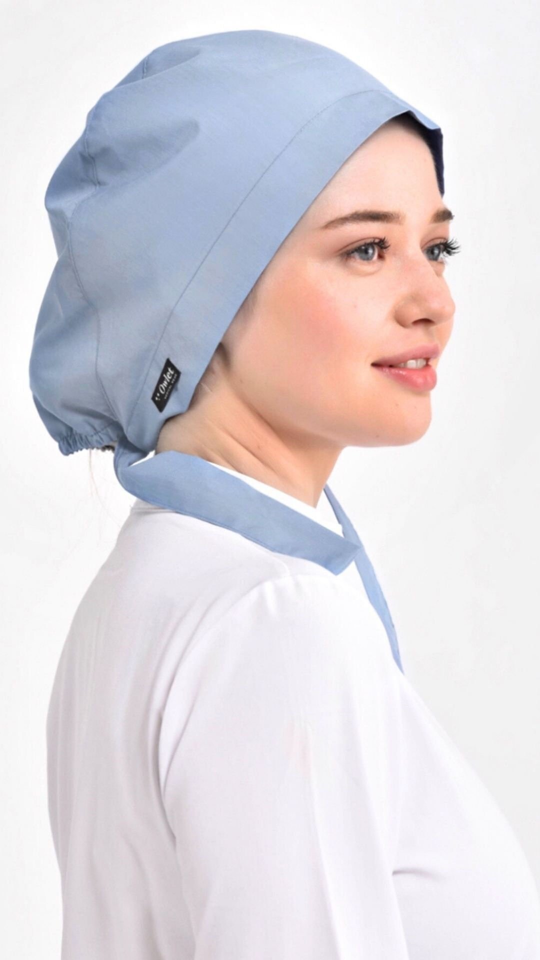 Bebe Mavisi Likralı Cerrahi Tesettür Bone