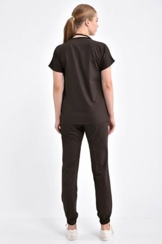 Acı Kahve Paça Lastik Likra Takım